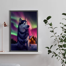 Load image into Gallery viewer, Diamond Painting - Full Round - arctic wolf (40*60CM)