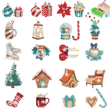 Load image into Gallery viewer, 2PCS Christmas Gem Art DIY Craft Kit Diamond Painting Sticker (Xmas Goods)