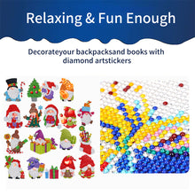 Load image into Gallery viewer, 2PCS Christmas Gem Art DIY Craft Kit Diamond Painting Sticker (Xmas Gnome)