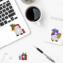 Load image into Gallery viewer, 2PCS Christmas Gem Art DIY Craft Kit Diamond Painting Sticker (Xmas Gnome)