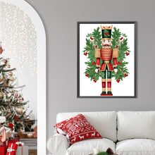 Load image into Gallery viewer, Diamond Painting - Partial Special Shaped - Christmas Nutcracker (30*40CM)
