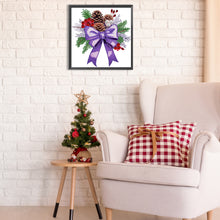 Load image into Gallery viewer, Diamond Painting - Partial Special Shaped - Christmas bow (30*30CM)