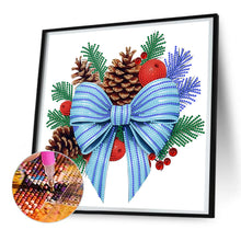 Load image into Gallery viewer, Diamond Painting - Partial Special Shaped - Christmas bow (30*30CM)