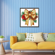 Load image into Gallery viewer, Diamond Painting - Partial Special Shaped - Christmas bow (30*30CM)