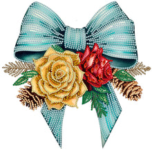 Load image into Gallery viewer, Diamond Painting - Partial Special Shaped - Christmas bow (30*30CM)