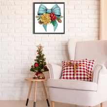 Load image into Gallery viewer, Diamond Painting - Partial Special Shaped - Christmas bow (30*30CM)