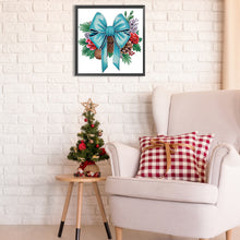 Load image into Gallery viewer, Diamond Painting - Partial Special Shaped - Christmas bow (30*30CM)