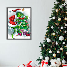 Load image into Gallery viewer, Diamond Painting - Full Round - Christmas Green Monster (30*40CM)