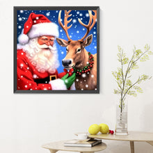 Load image into Gallery viewer, Diamond Painting - Full Round - Santa Claus (30*30CM)