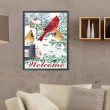 Load image into Gallery viewer, Diamond Painting - Full Round - cardinal (30*40CM)