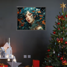 Load image into Gallery viewer, Diamond Painting - Full Square - goldfish woman (40*50CM)