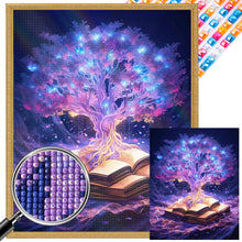 Load image into Gallery viewer, AB Diamond Painting - Full Square - purple elf tree (40*50CM)