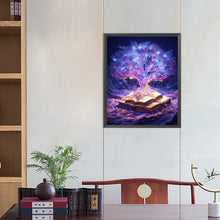 Load image into Gallery viewer, AB Diamond Painting - Full Square - purple elf tree (40*50CM)
