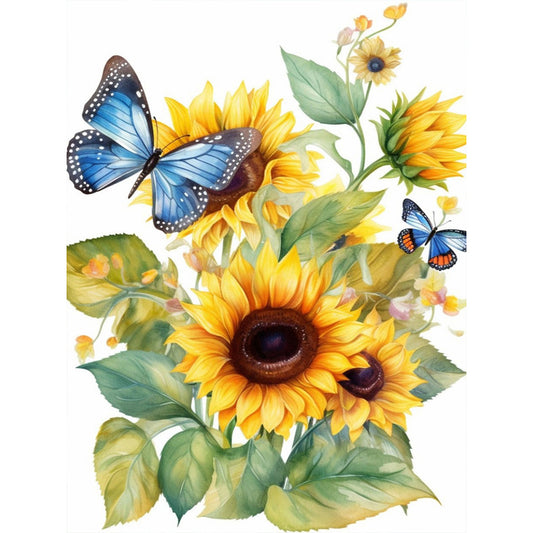 AB Diamond Painting - Full Square - flowers (30*40CM)