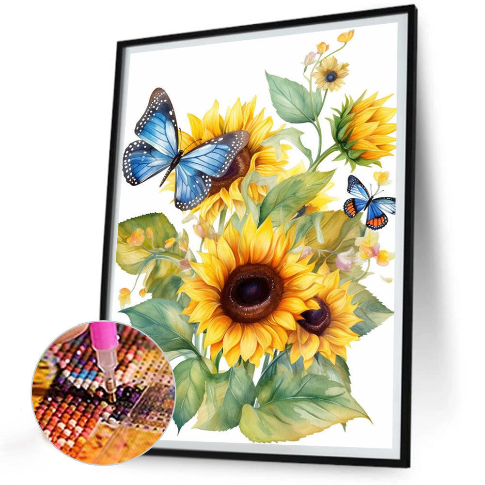 AB Diamond Painting - Full Square - flowers (30*40CM)
