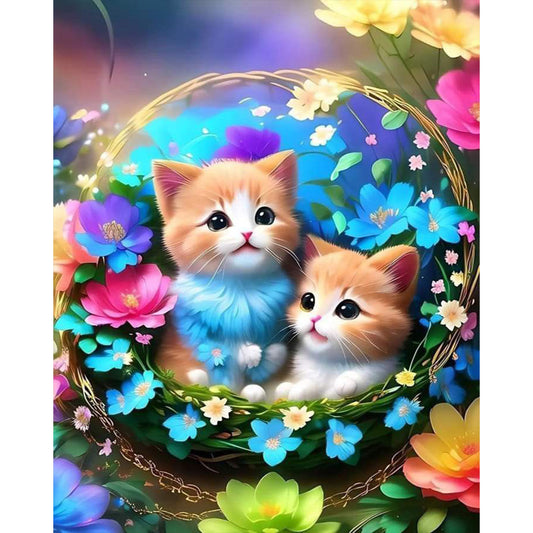 AB Diamond Painting - Full Square - kitten (40*50CM)