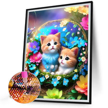 Load image into Gallery viewer, AB Diamond Painting - Full Square - kitten (40*50CM)