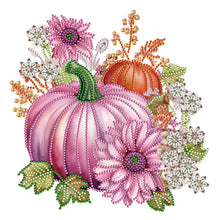 Load image into Gallery viewer, Diamond Painting - Partial Special Shaped - autumn pumpkin (30*30CM)
