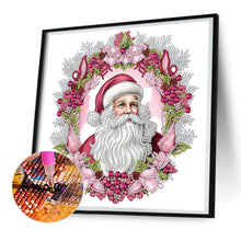 Load image into Gallery viewer, Diamond Painting - Partial Special Shaped - Pink Santa Claus (30*30CM)