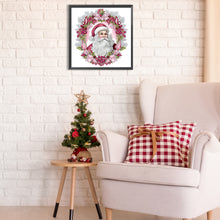 Load image into Gallery viewer, Diamond Painting - Partial Special Shaped - Pink Santa Claus (30*30CM)