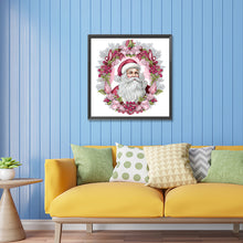 Load image into Gallery viewer, Diamond Painting - Partial Special Shaped - Pink Santa Claus (30*30CM)