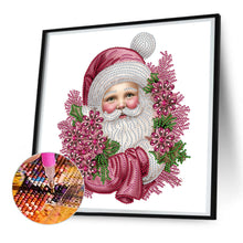 Load image into Gallery viewer, Diamond Painting - Partial Special Shaped - Pink Santa Claus (30*30CM)
