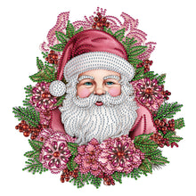 Load image into Gallery viewer, Diamond Painting - Partial Special Shaped - Pink Santa Claus (30*30CM)