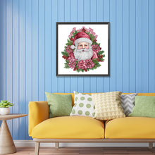 Load image into Gallery viewer, Diamond Painting - Partial Special Shaped - Pink Santa Claus (30*30CM)