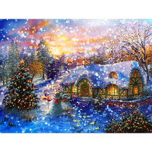 Load image into Gallery viewer, Diamond Painting - Full Square - Snow Cartoon Series (40*30CM)