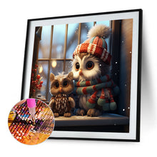 Load image into Gallery viewer, AB Diamond Painting - Full Round - winter night animals (40*40CM)