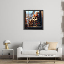 Load image into Gallery viewer, AB Diamond Painting - Full Round - winter night animals (40*40CM)