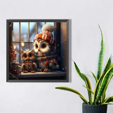 Load image into Gallery viewer, AB Diamond Painting - Full Round - winter night animals (40*40CM)