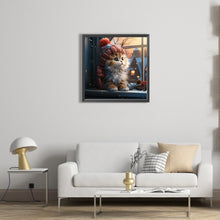 Load image into Gallery viewer, AB Diamond Painting - Full Round - winter night animals (40*40CM)