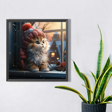 Load image into Gallery viewer, AB Diamond Painting - Full Round - winter night animals (40*40CM)