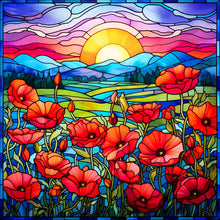 Load image into Gallery viewer, Diamond Painting - Full Round - sunshine poppy flower (30*30CM)
