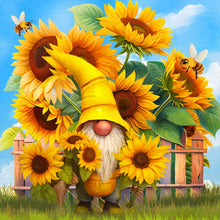 Load image into Gallery viewer, Diamond Painting - Full Round - Sunflowers and Goblins (30*30CM)