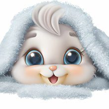 Load image into Gallery viewer, Diamond Painting - Full Round - rabbit (30*30CM)