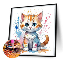 Load image into Gallery viewer, Diamond Painting - Full Round - cat (30*30CM)