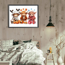 Load image into Gallery viewer, Diamond Painting - Full Round - halloween yak (40*30CM)