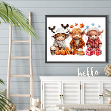 Load image into Gallery viewer, Diamond Painting - Full Round - halloween yak (40*30CM)