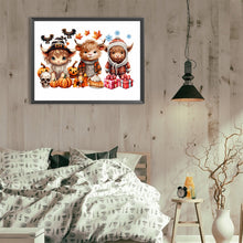 Load image into Gallery viewer, Diamond Painting - Full Round - halloween yak (40*30CM)