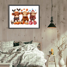 Load image into Gallery viewer, Diamond Painting - Full Round - halloween yak (40*30CM)