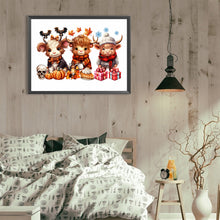 Load image into Gallery viewer, Diamond Painting - Full Round - halloween yak (40*30CM)