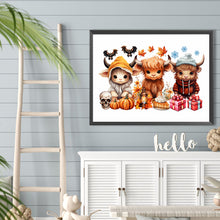 Load image into Gallery viewer, Diamond Painting - Full Round - halloween yak (40*30CM)