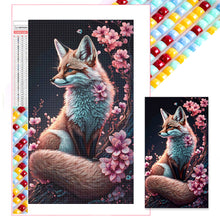 Load image into Gallery viewer, Diamond Painting - Full Square - Peach Blossom Fox (40*70CM)