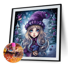 Load image into Gallery viewer, AB Diamond Painting - Full Round - winter girl (40*40CM)