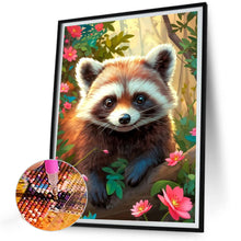 Load image into Gallery viewer, Diamond Painting - Full Round - raccoon (30*40CM)