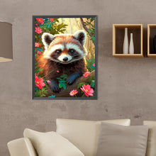 Load image into Gallery viewer, Diamond Painting - Full Round - raccoon (30*40CM)
