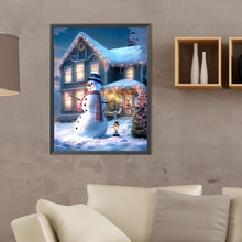 Load image into Gallery viewer, Diamond Painting - Full Round - Christmas snowman (30*40CM)