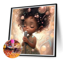 Load image into Gallery viewer, Diamond Painting - Full Round - curly hair girl (30*30CM)